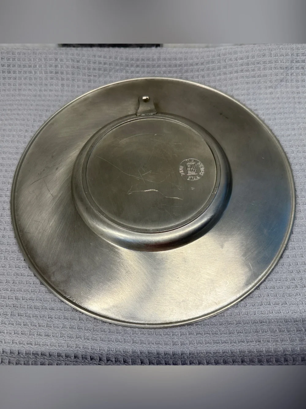 Pewter Wall Plate